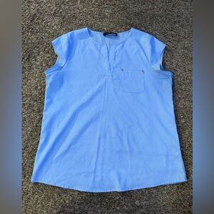 Ivanka Trump Sky Blue Blouse